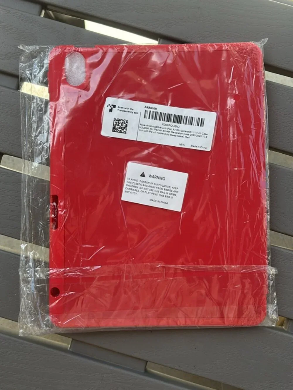 Red Tablet Case - Solid Red Protective Cover